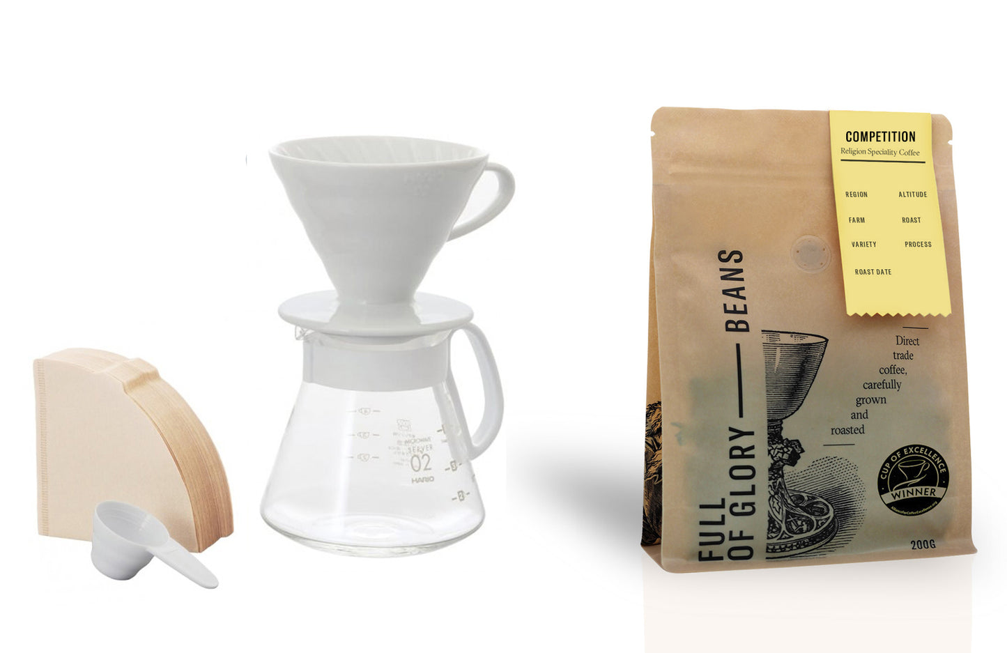 V60 kit + Competition Coffee